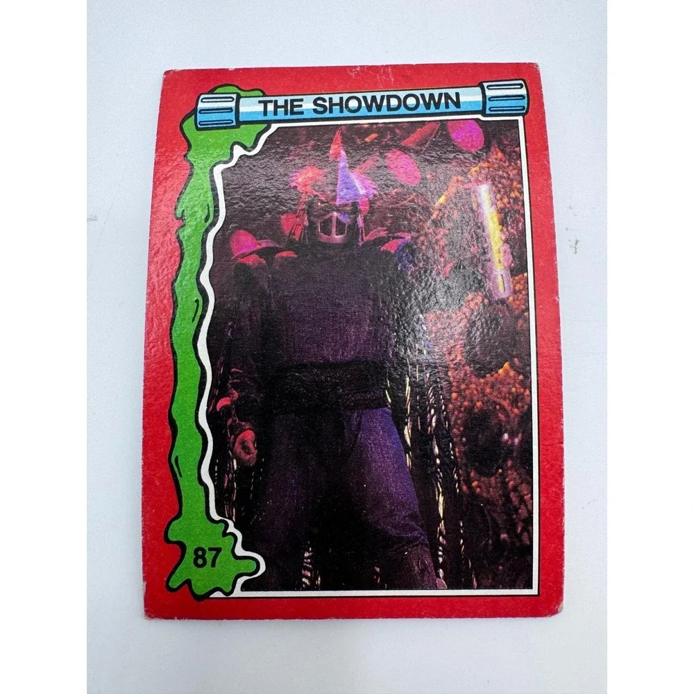 Vintage 1990 Topps Teenage Mutant Ninja Turtles Movie Trading Cards Lot - Picture 3 of 7
